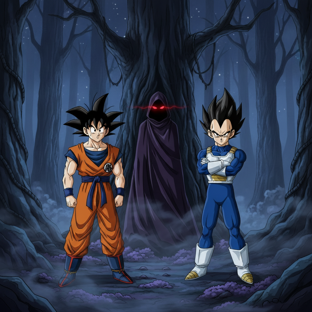 Goku and the Vampire Saiyan's Curse