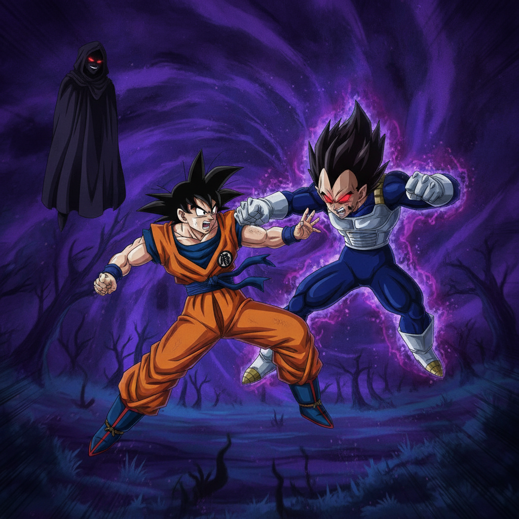 Goku and the Vampire Saiyan's Curse