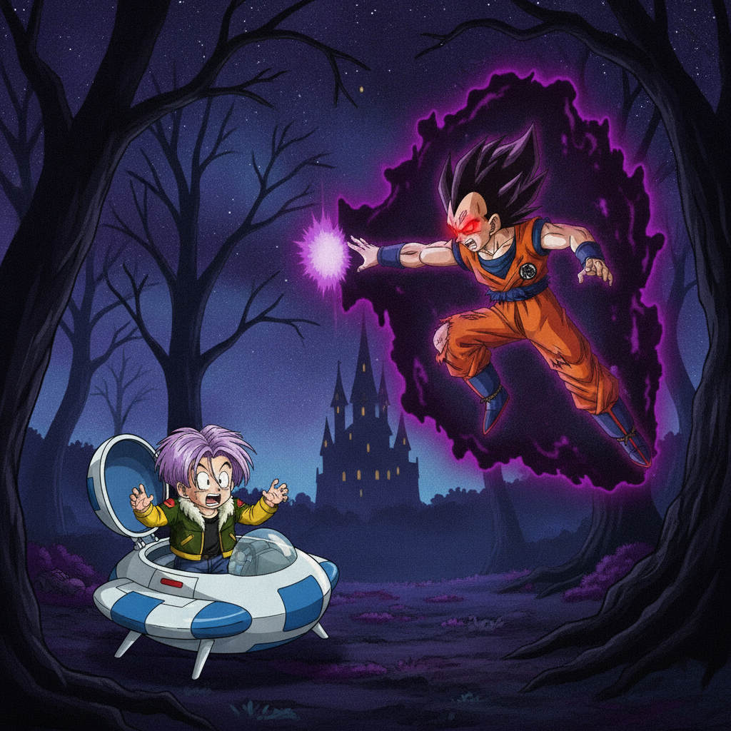 Goku and the Vampire Saiyan's Curse