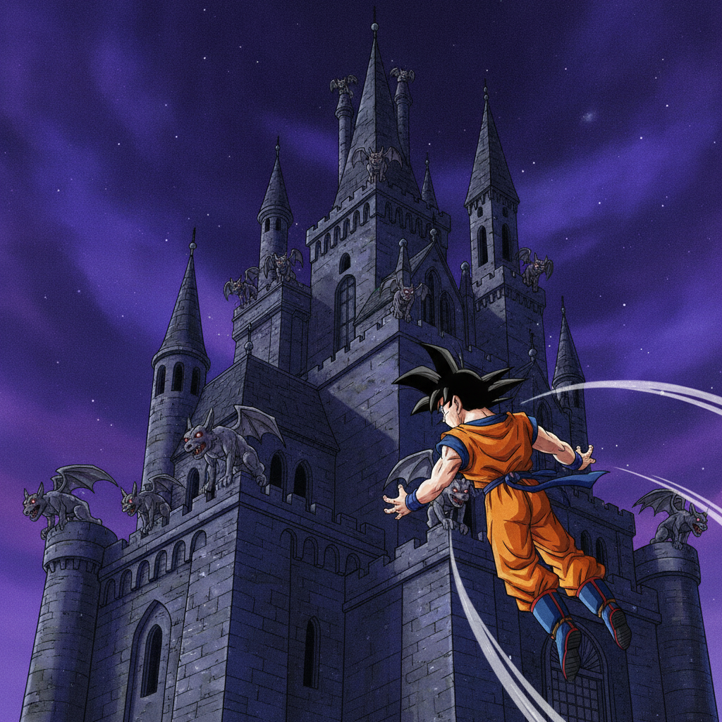 Goku and the Vampire Saiyan's Curse