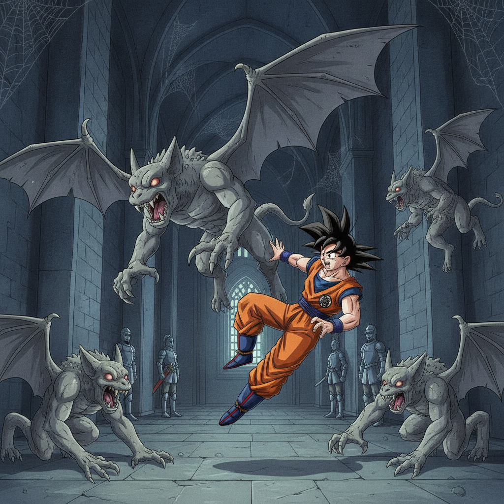 Goku and the Vampire Saiyan's Curse