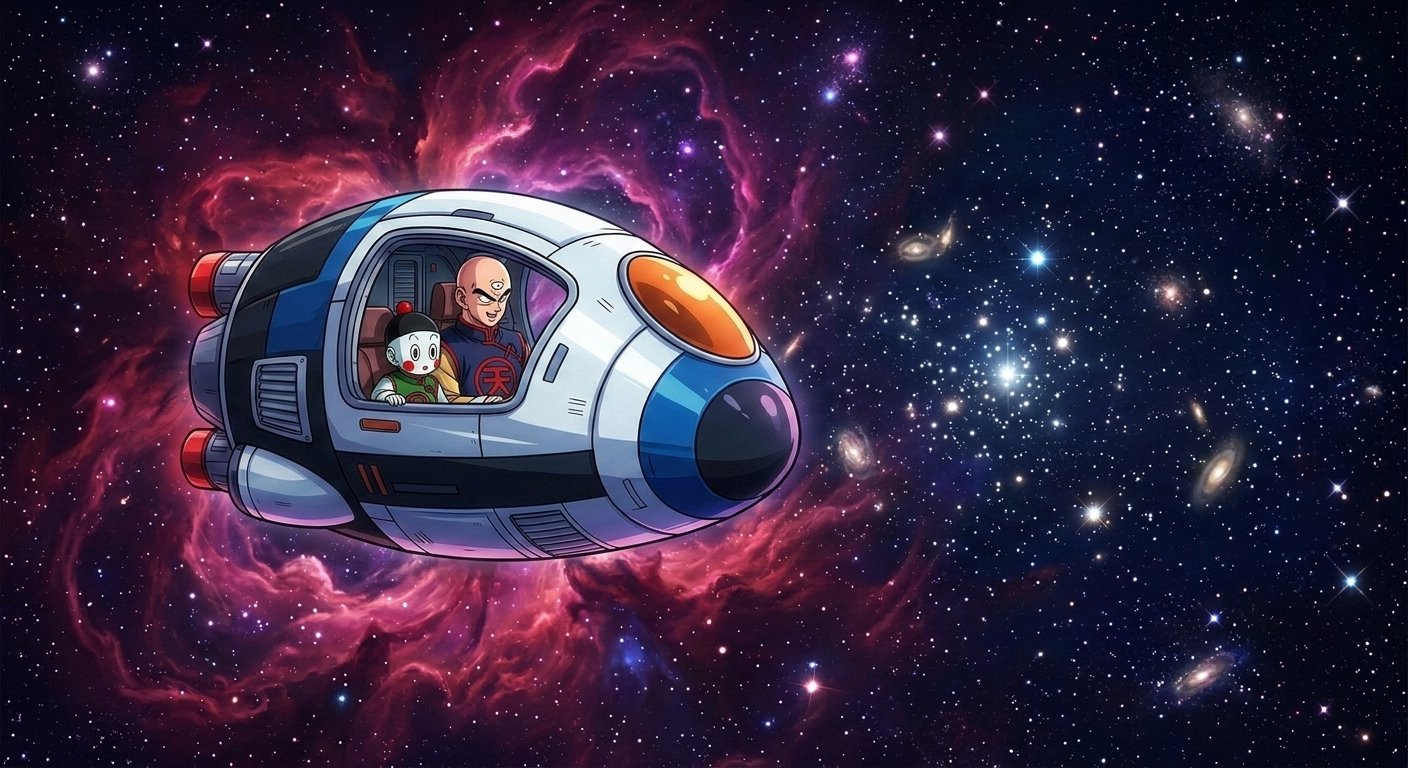 Tien and Chiaotzu: Shadows in the Pink Nebula