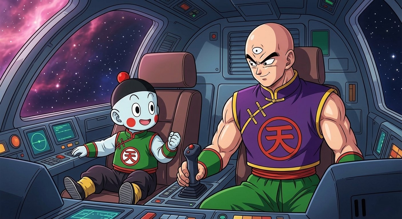 Tien and Chiaotzu: Shadows in the Pink Nebula
