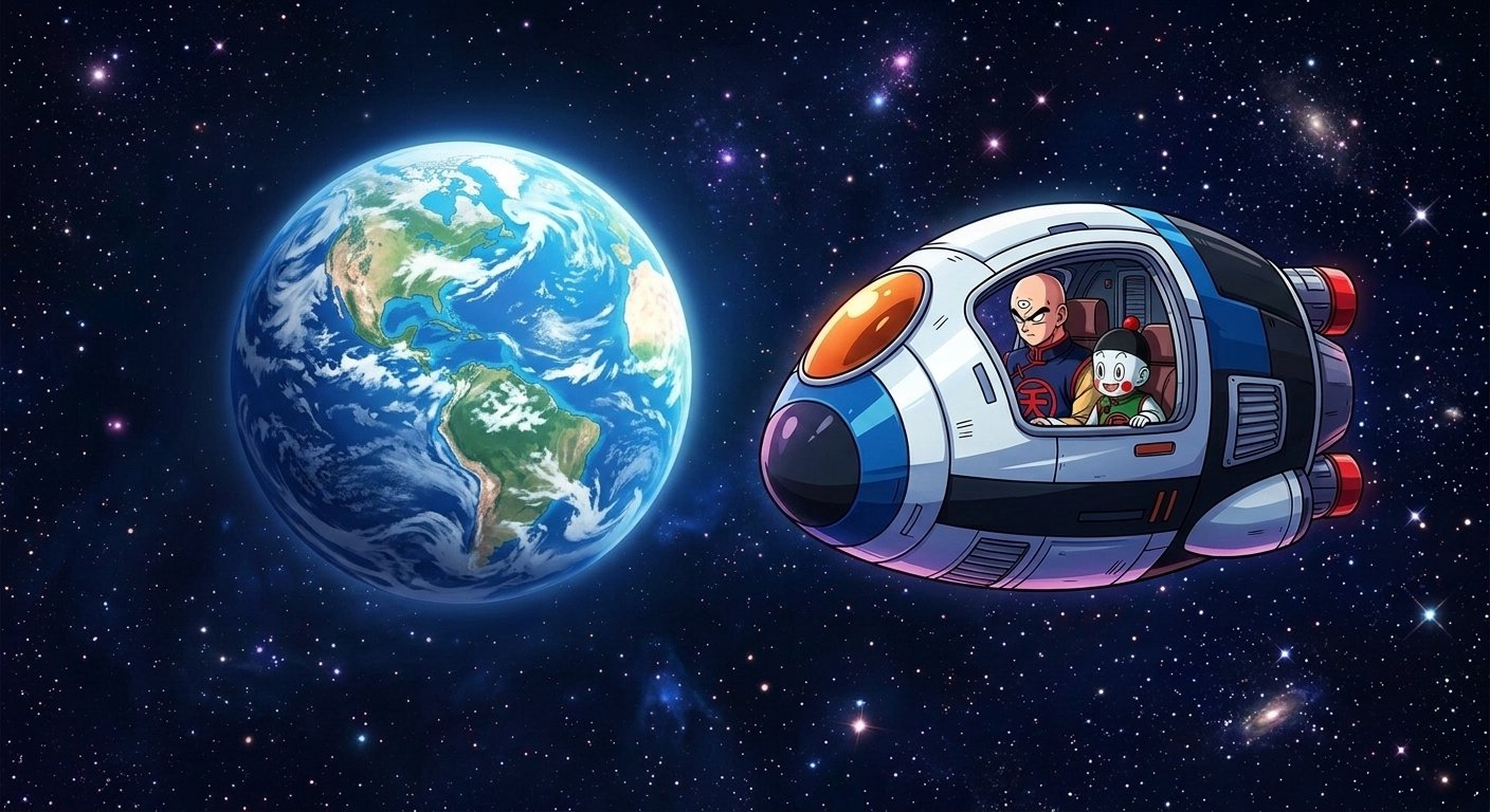 Tien and Chiaotzu: Shadows in the Pink Nebula