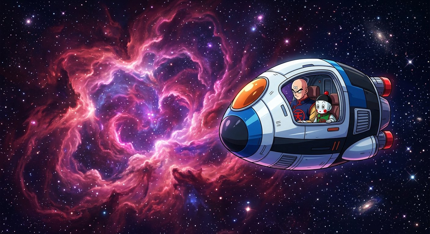 Tien and Chiaotzu: Shadows in the Pink Nebula