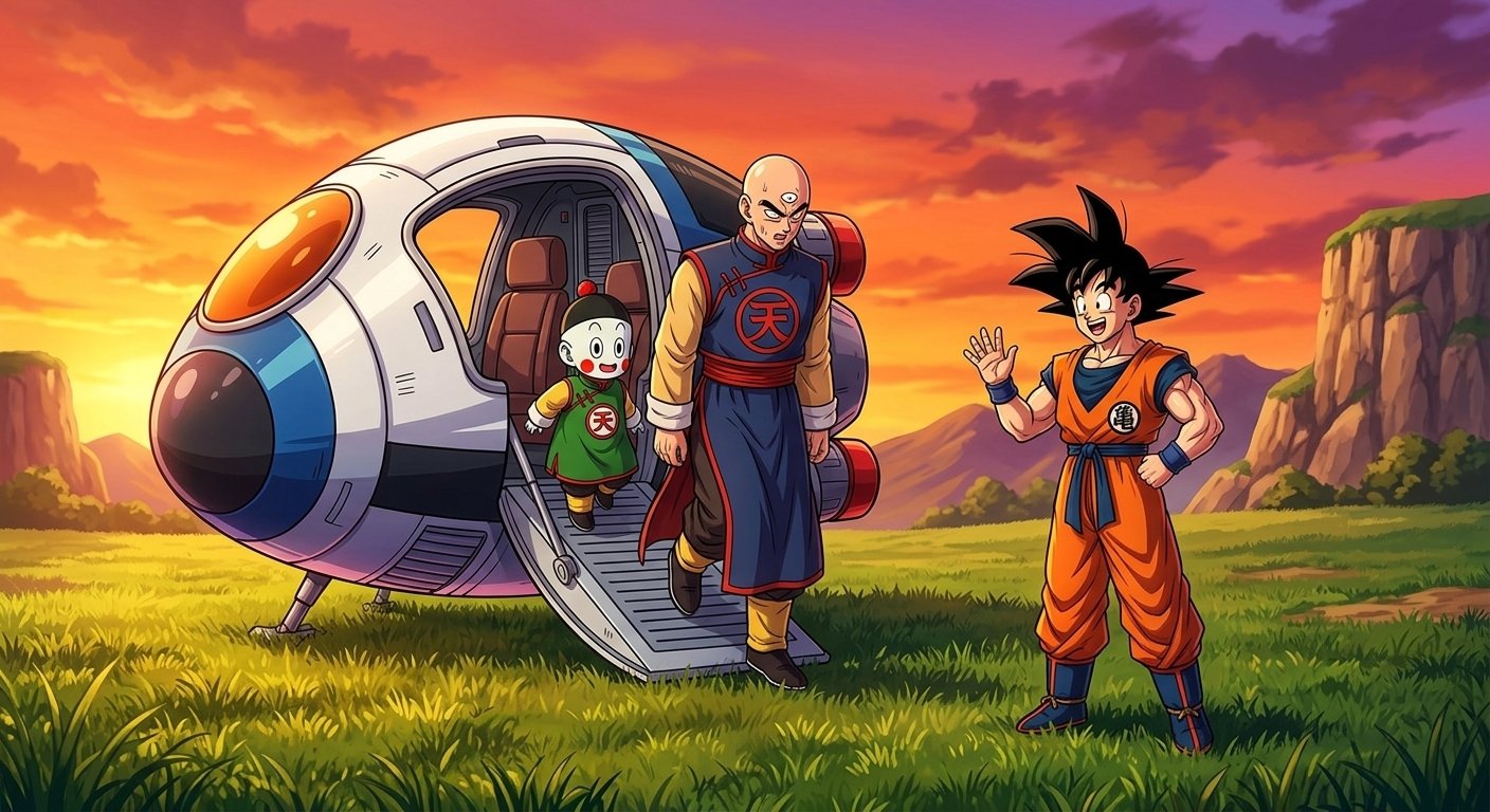 Tien and Chiaotzu: Shadows in the Pink Nebula