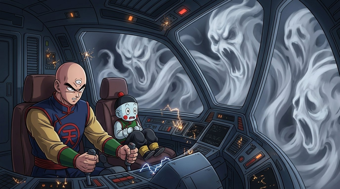 Tien and Chiaotzu: Shadows in the Pink Nebula