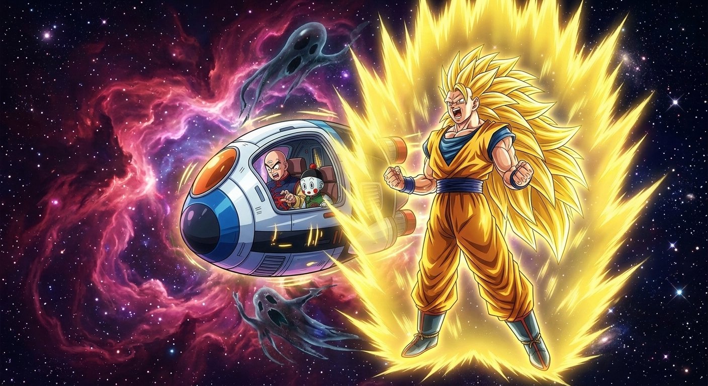 Tien and Chiaotzu: Shadows in the Pink Nebula
