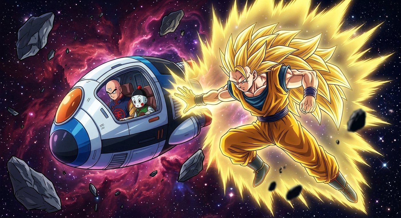 Tien and Chiaotzu: Shadows in the Pink Nebula