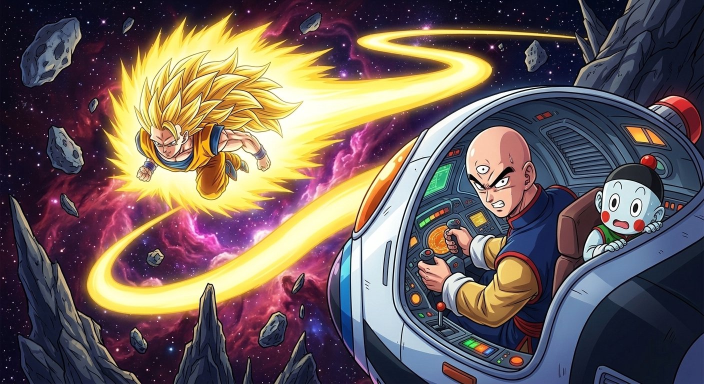 Tien and Chiaotzu: Shadows in the Pink Nebula