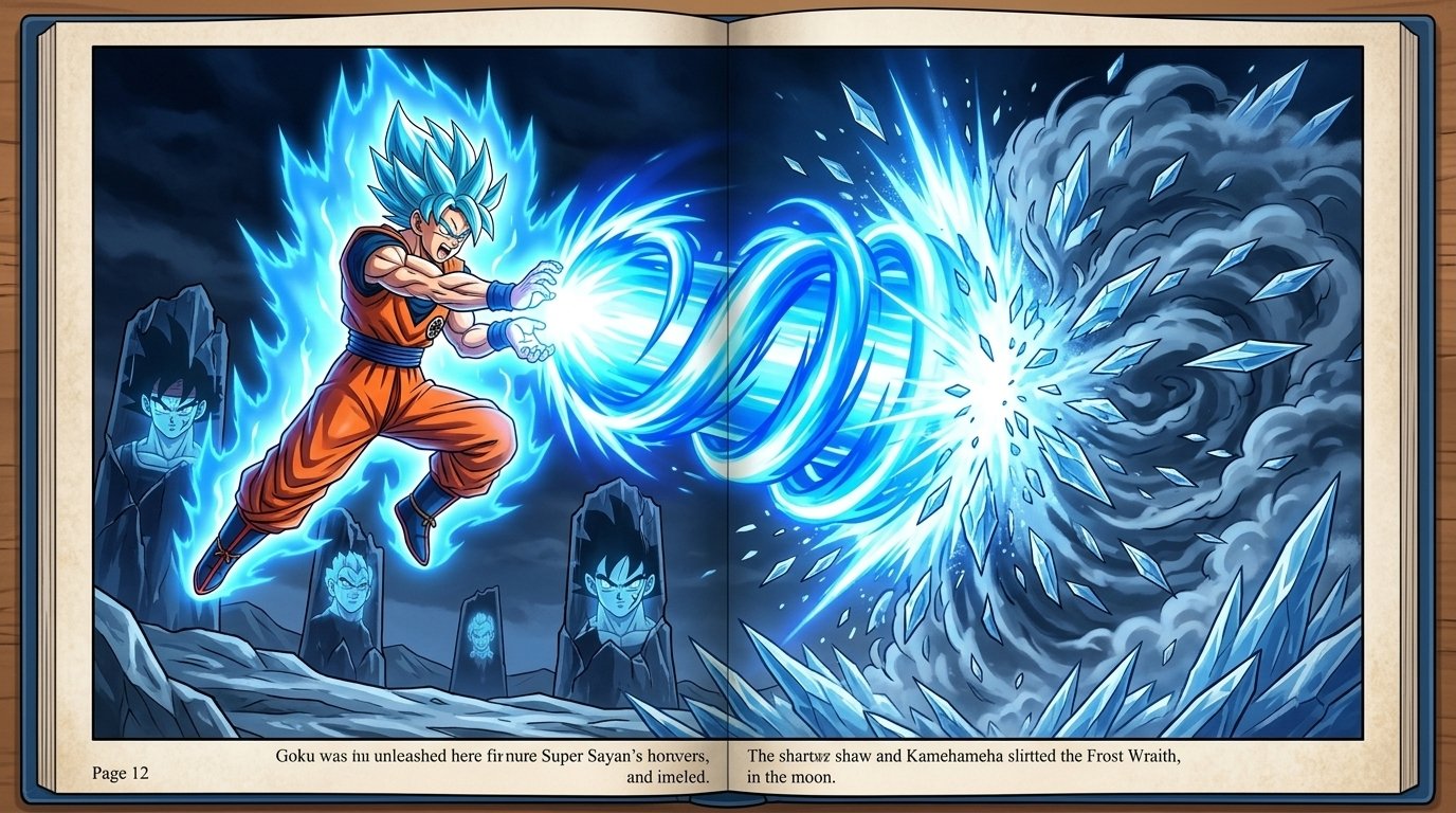 Goku and the Moon of Frozen Shadows