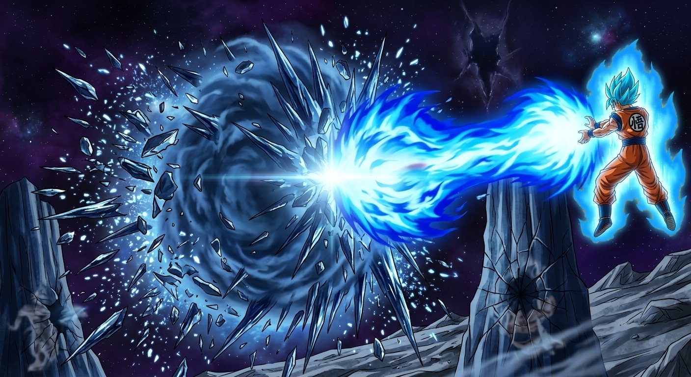 Goku and the Moon of Frozen Shadows