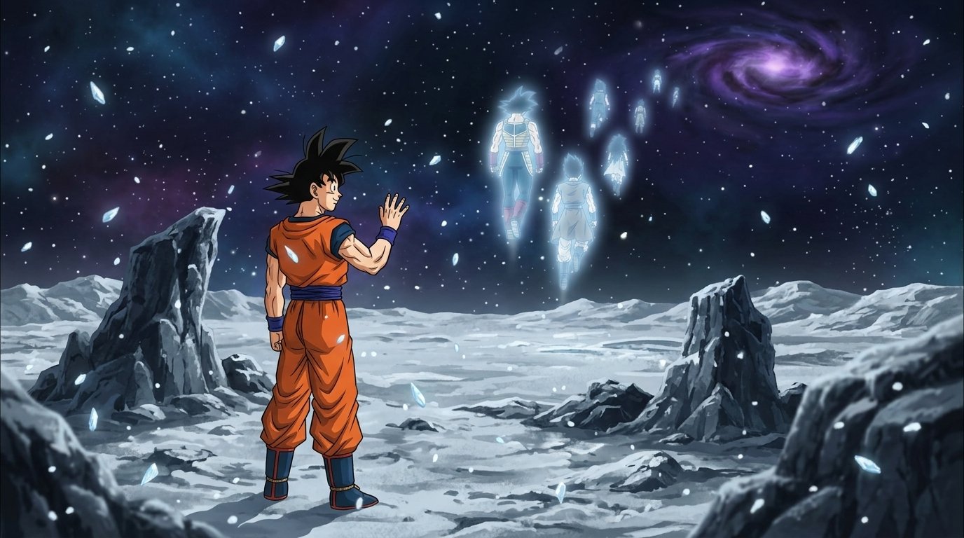 Goku and the Moon of Frozen Shadows