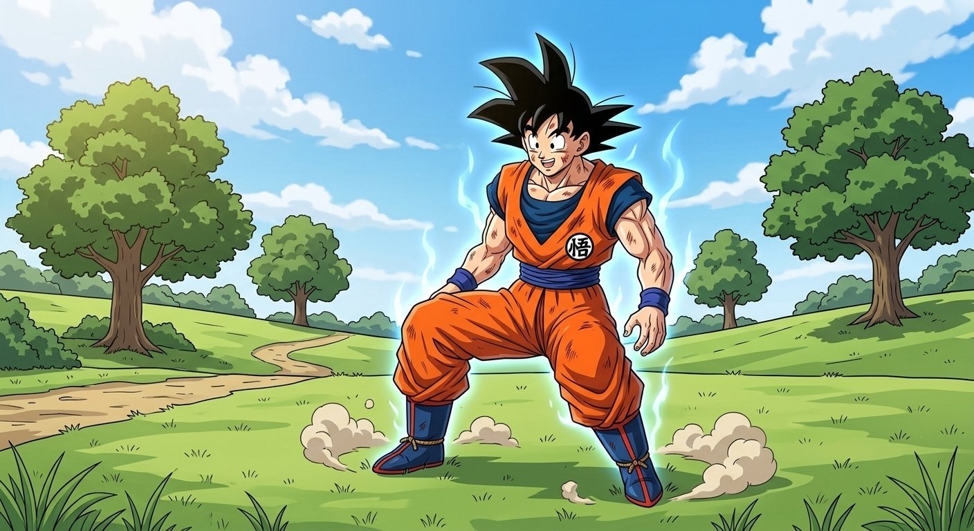 Goku and the Moon of Frozen Shadows