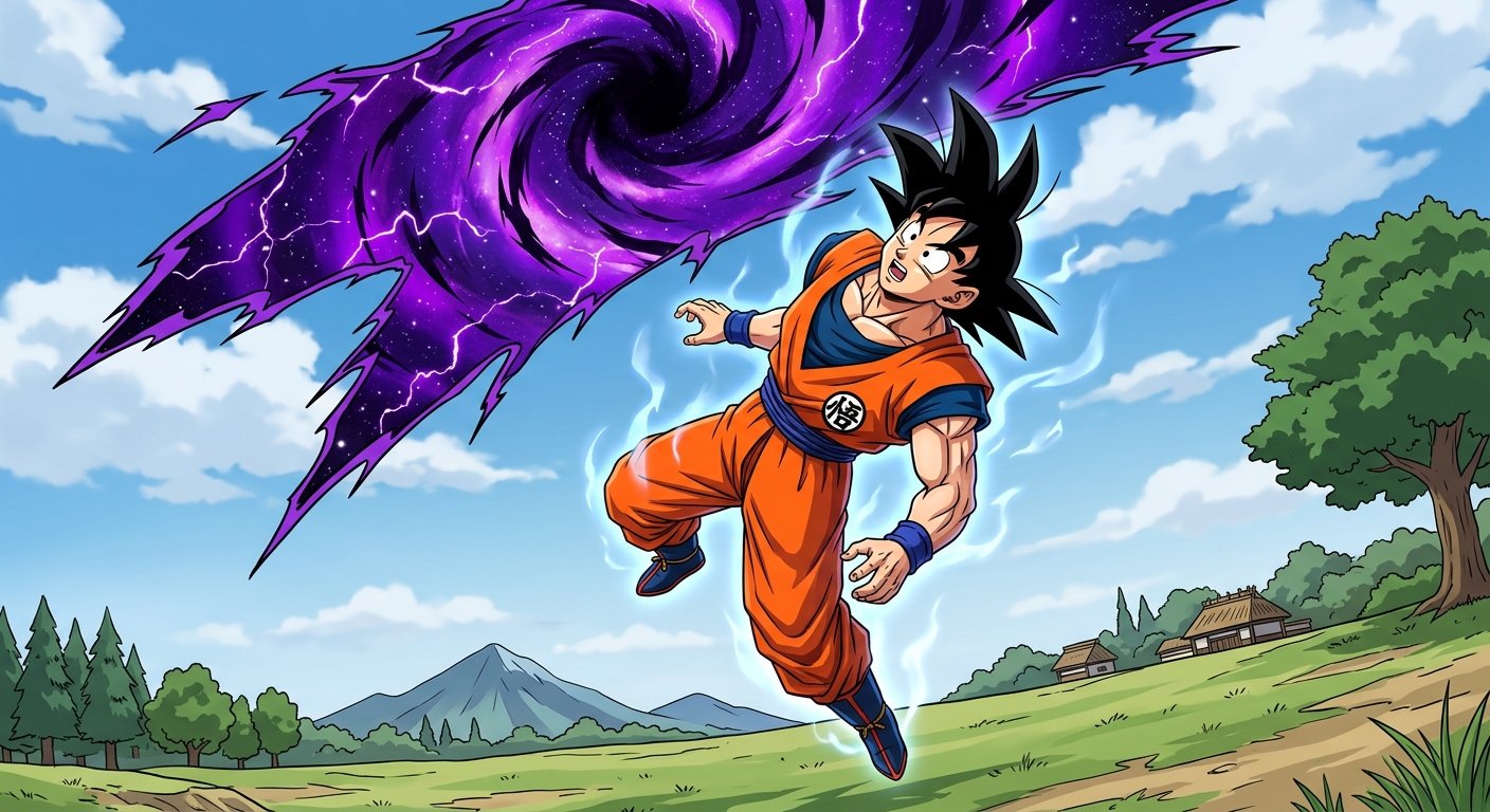 Goku and the Moon of Frozen Shadows