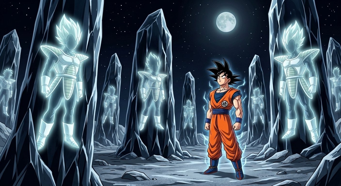 Goku and the Moon of Frozen Shadows