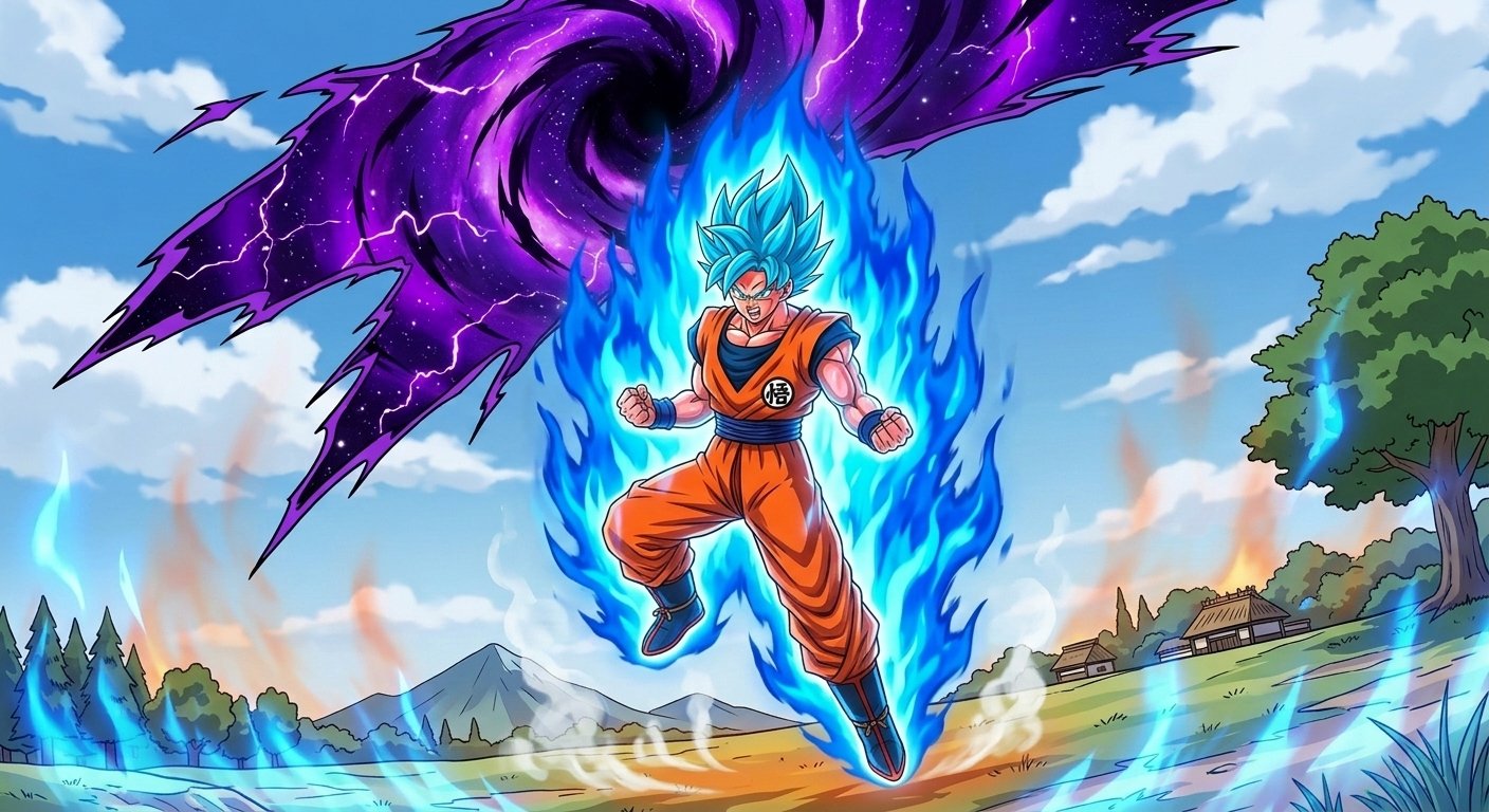 Goku and the Moon of Frozen Shadows