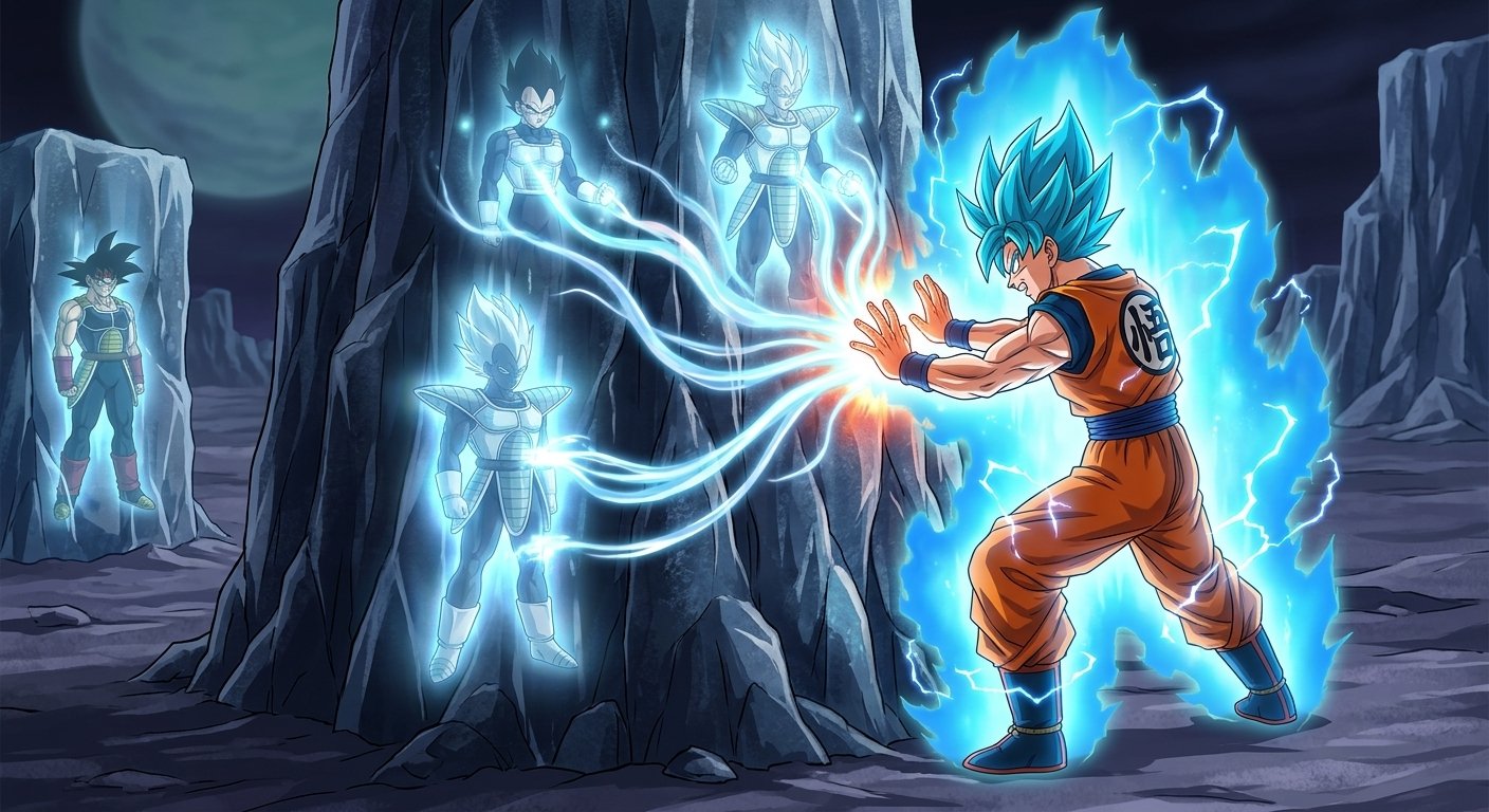 Goku and the Moon of Frozen Shadows