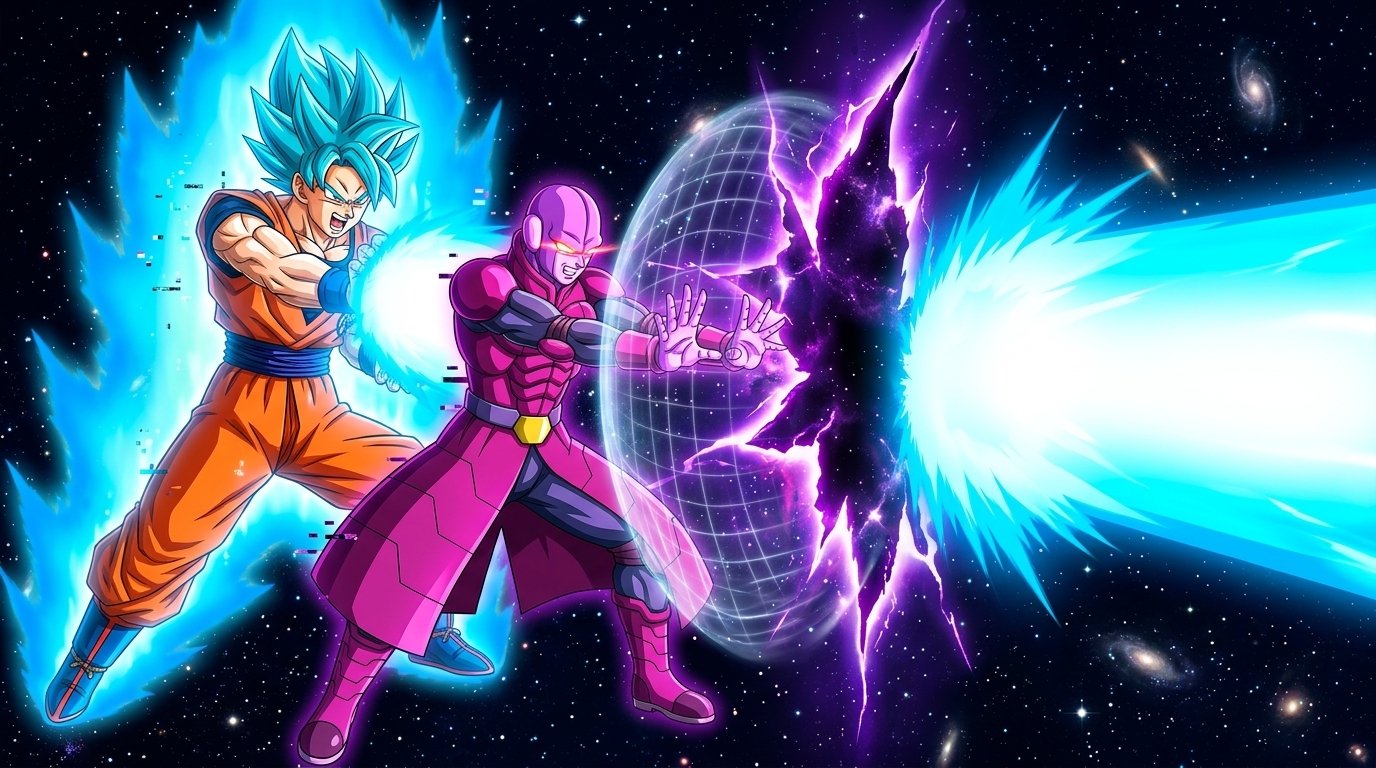 Goku and Hit: The Multiversal Glitch