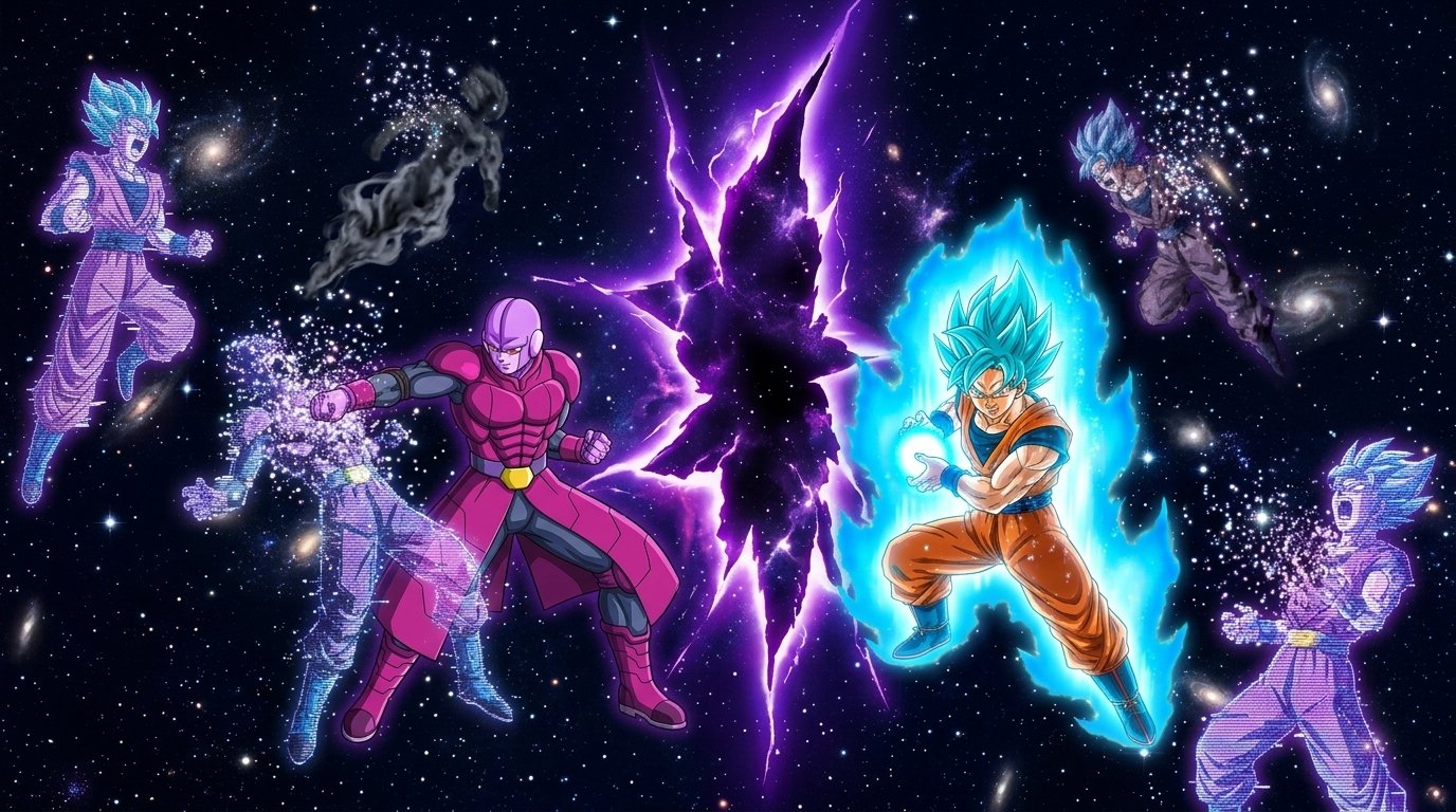 Goku and Hit: The Multiversal Glitch