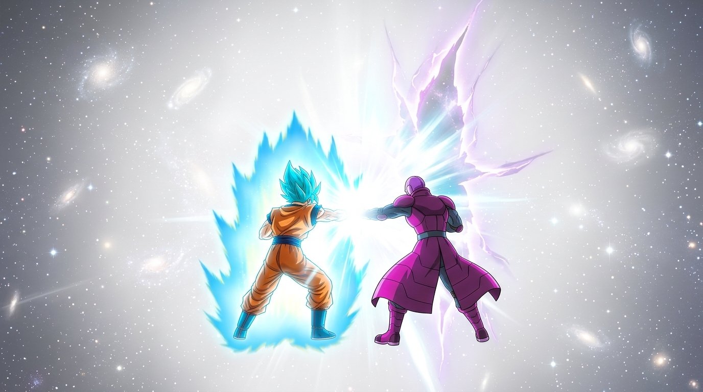Goku and Hit: The Multiversal Glitch