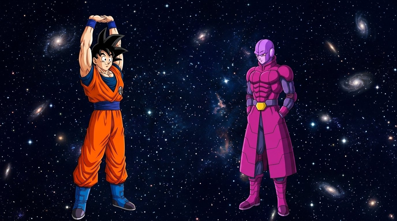 Goku and Hit: The Multiversal Glitch
