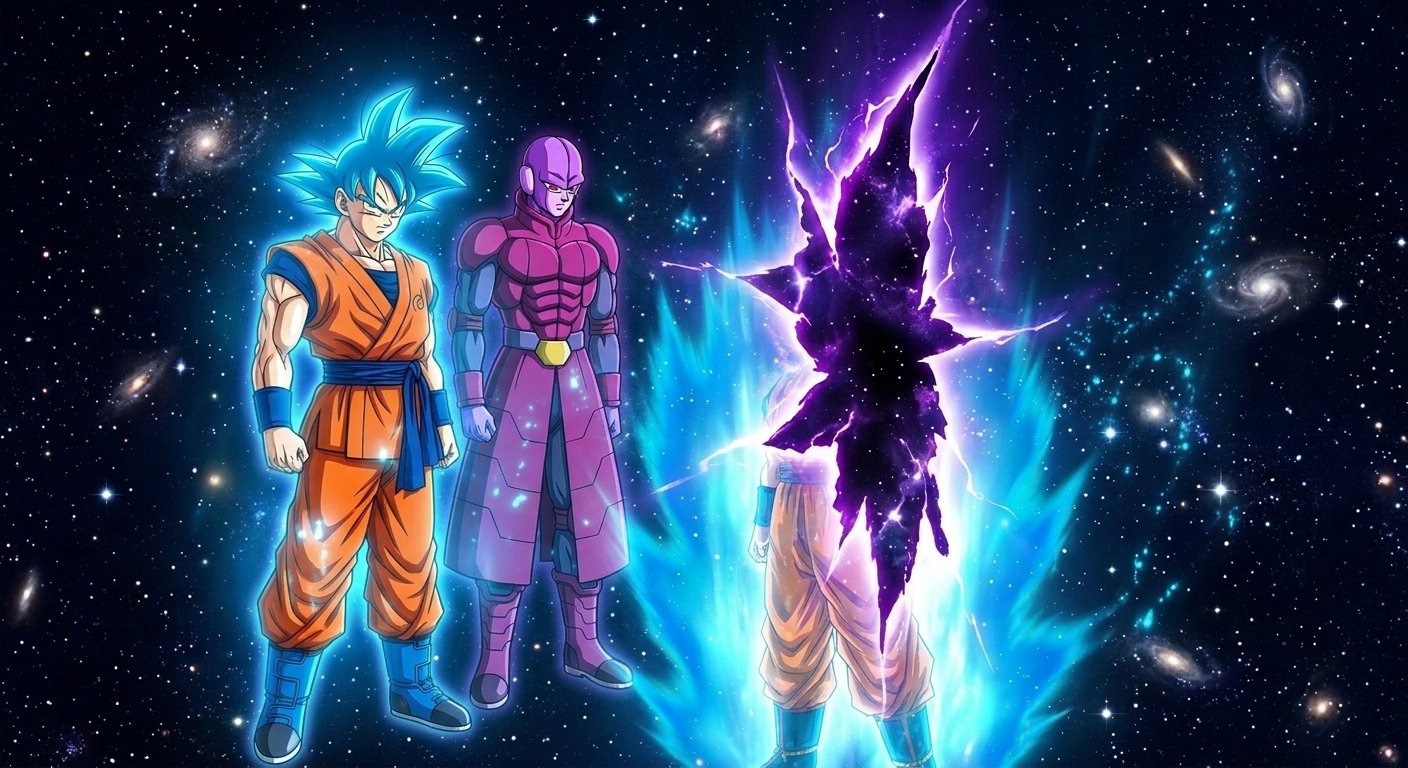 Goku and Hit: The Multiversal Glitch