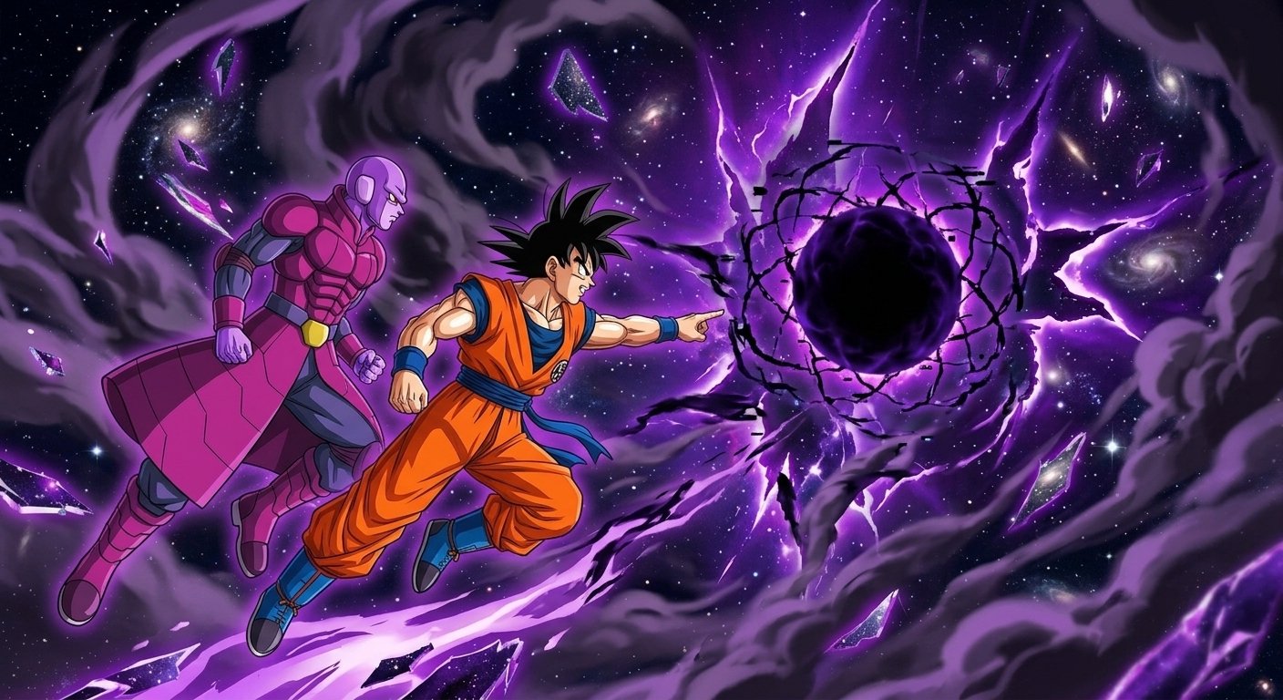 Goku and Hit: The Multiversal Glitch