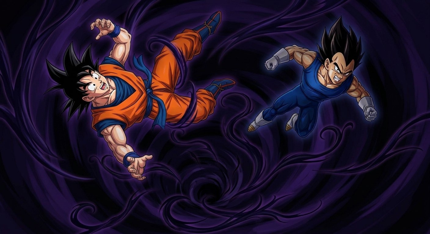 Goku and Vegeta: The Silver Light of the Void