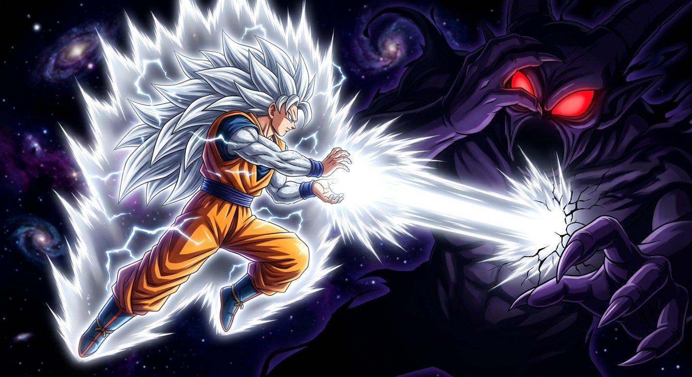 Goku and Vegeta: The Silver Light of the Void