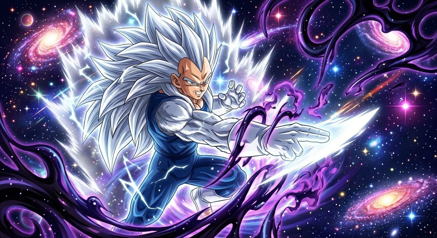 Goku and Vegeta: The Silver Light of the Void