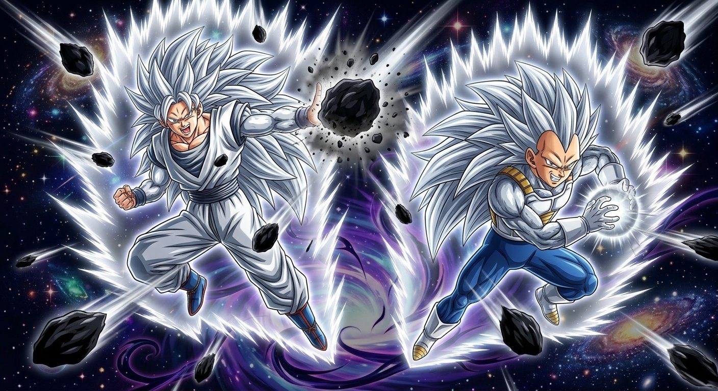 Goku and Vegeta: The Silver Light of the Void